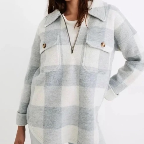 Madewell Sweaters - Madewell Buffalo Plaid Shacket